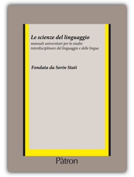 Le scienze del linguaggio: manuali universitari per lo studio interdisciplinare del linguaggio e delle lingue
